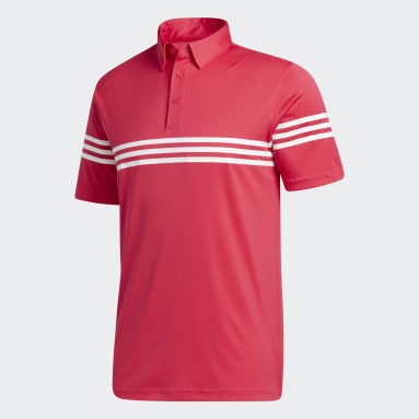 Men Golf Pink adidas Golf Polo Shirt