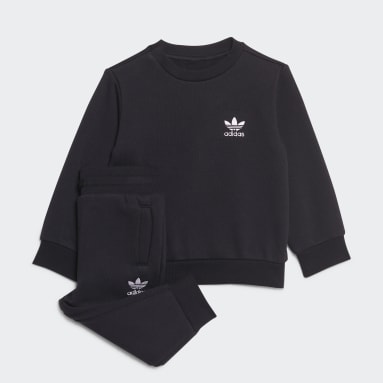 Infants originals Black 아디컬러 크루 세트