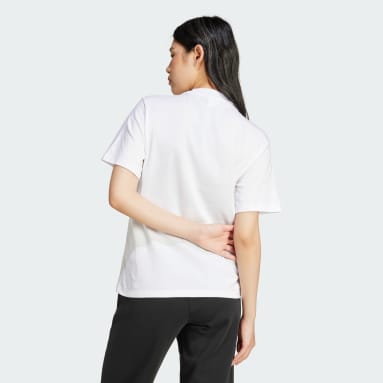 Camiseta Essentials de Algodão com Logotipo Grande