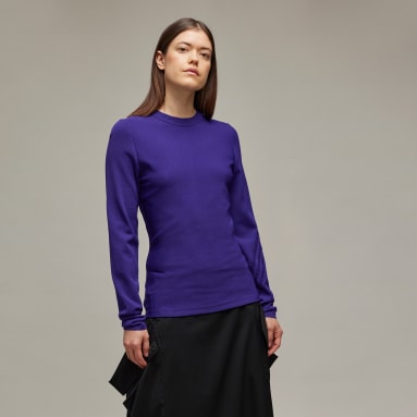 Y-3 FITTED 3-STRIPES LONG SLEEVE KNIT TEE