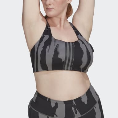 Women's Hiking Grey Thebe Magugu Training Medium-Support Bra (Plus Size)