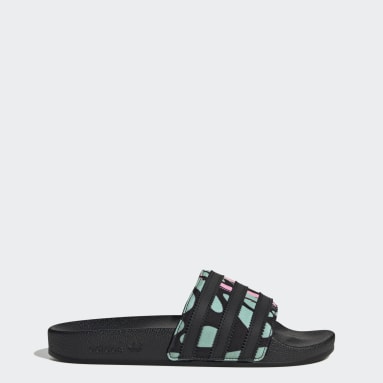 Chinelo Adilette Preto Mulher Originals