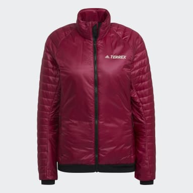 Burgundy Jackets adidas UK