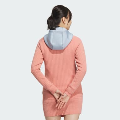 Women Golf WIND.RDY 3-Stripes Full Zip Long Sleeve Sweater