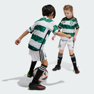 Børn Fodbold Hvid Celtic FC 23/24 Mini hjemmebanesæt