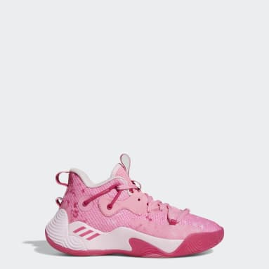 Kids Basketball Pink Harden Stepback 3 Shoes