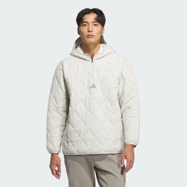 1/4 지퍼 패디드 풀오버 롱 슬리브