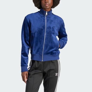 Nữ Originals Áo Track Top Nhung Premium Essentials