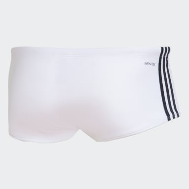 Sunga 3-Stripes Wide Branco Homem Natação