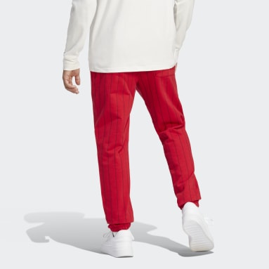 Muži Sportswear červená Tepláky Pinstripe Fleece