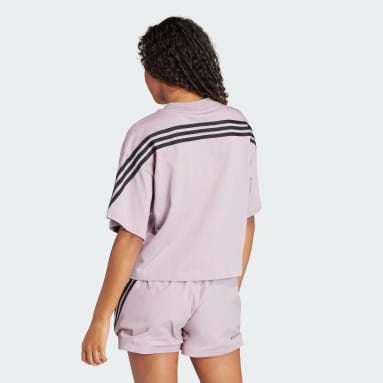 Women Sportswear Purple Future Icons 3-Stripes Tee