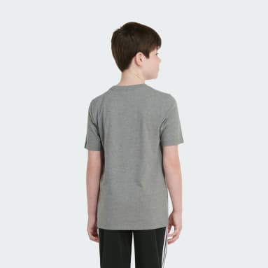 Youth Training Grey Hot Hoops Tee