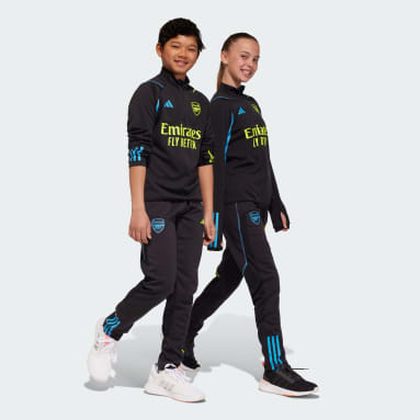 Děti Fotbal černá Tréninkové kalhoty Arsenal Tiro 23