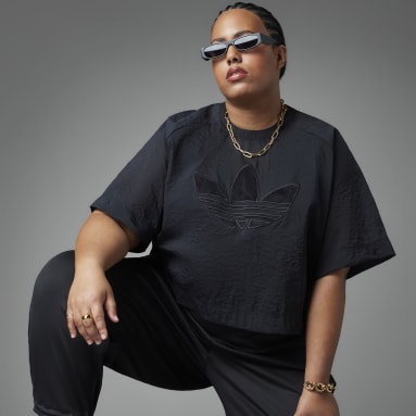 Women Originals Black Always Original Cropped Tee (Plus Size)