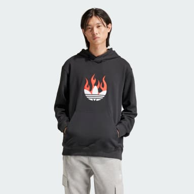 เสื้อฮู้ด Flames Logo