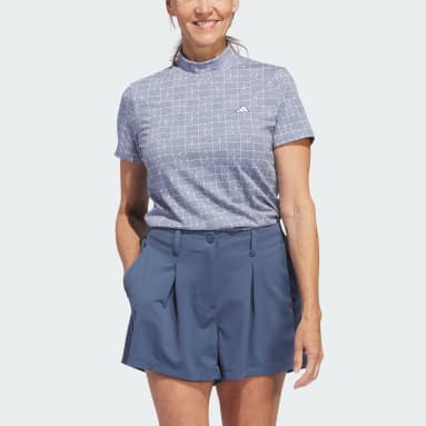 adidas Go-To Pleated Shorts - Blue, Women's Golf