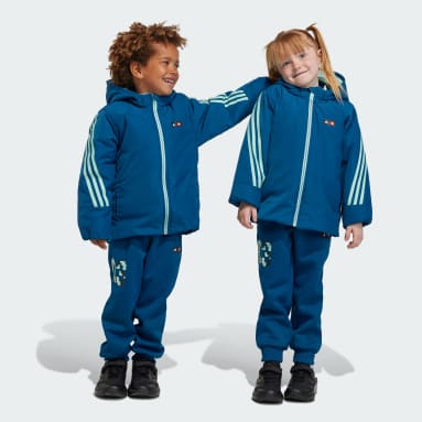 Kinderen Sportswear blauw adidas x Classic LEGO® Winter Broek