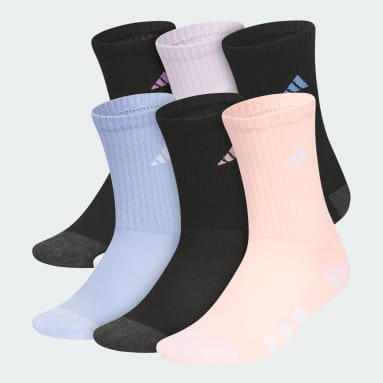Athletic Cushioned 6-Pack Crew Socks Kids