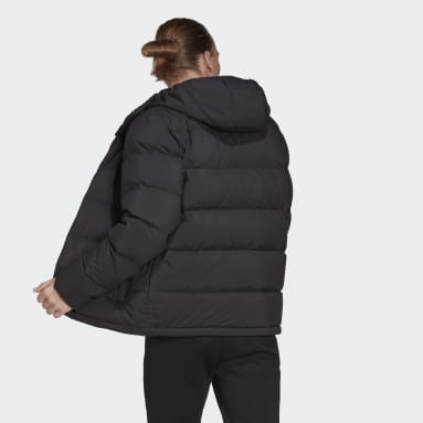 Men's Sportswear Black Helionic Hooded Down Jacket