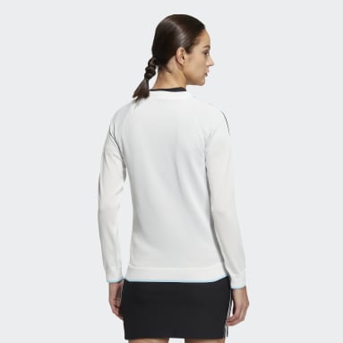 Women Golf White 3S 긴팔 풀오버 스웨터