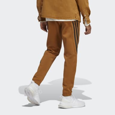 adidas TRAINICONS 3-Stripes Woven Joggers - Brown