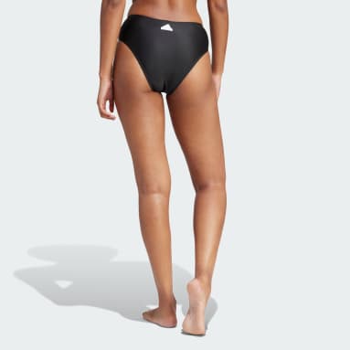 Women Sportswear Black Iconisea High-Waist Bikini Bottoms