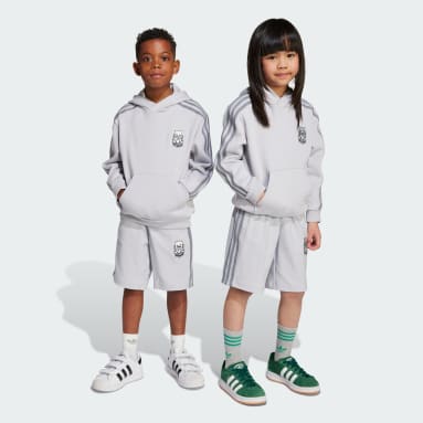 Conjunto sudadera con capucha y pantalón corto adidas x Minecraft (Niños)