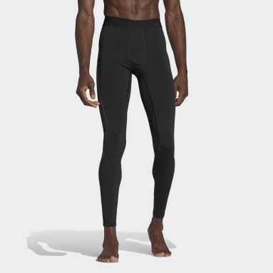 Muži Cvičení A Trénink černá Legíny Techfit COLD.RDY Training Long