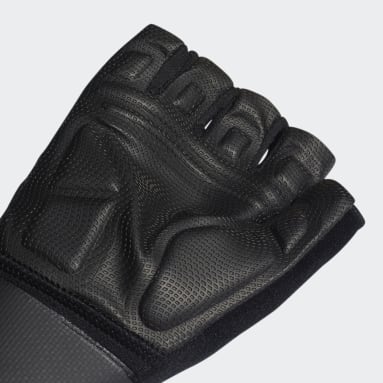 Wandelsport zwart AEROREADY Training Polsondersteunende Handschoenen