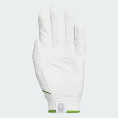 Men Originals White BAPE x adidas Golf Gloves