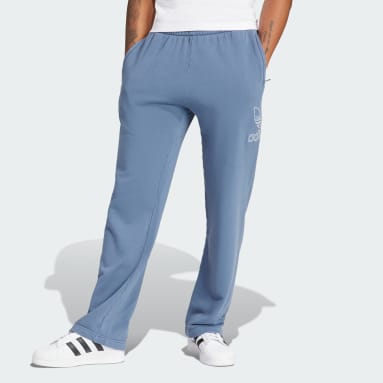 Men Originals Blue Adicolor Outline Trefoil Pants