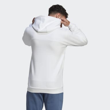 White Mens Clothing Activewear gym and workout clothes Sweatshirts Huf Fleece Sweatshirt in Ivory for Men 