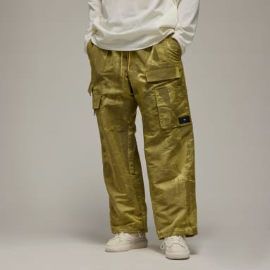 Men's Y-3 Yellow Y-3 Lined Jacquard Ripstop Pants