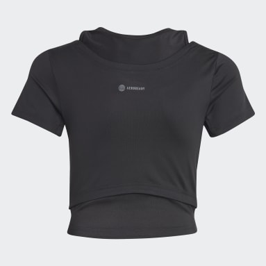 Mädchen Sportswear AEROREADY HIIT Training T-Shirt Schwarz
