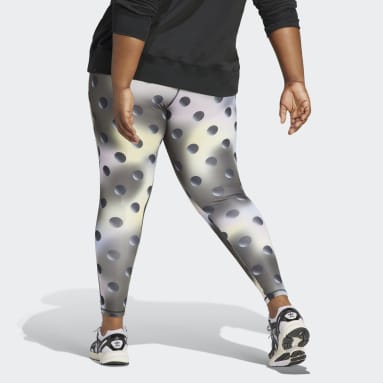 Plus Size adidas Holiday Shine Graphic Tights