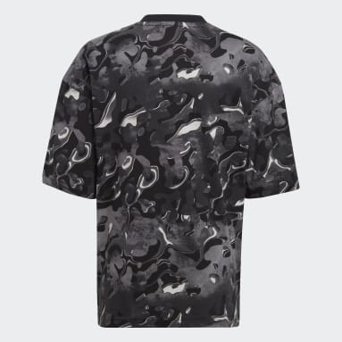 Camiseta Future Icons Allover Print (Adolescentes) Gris Niño Sportswear