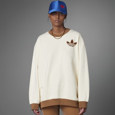 Sweat-shirt Coton ONLY en coloris Blanc Femme Vêtements Articles de sport et dentraînement Sweats 