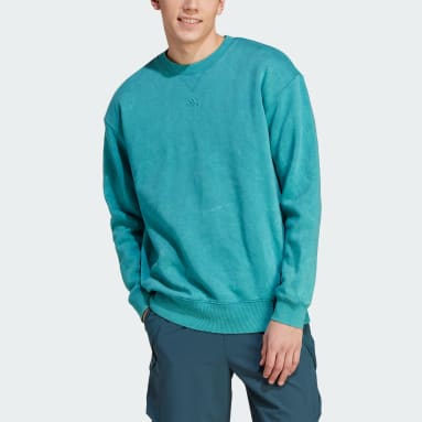 Άνδρες Sportswear Τιρκουάζ ALL SIZE Long Sleeve Sweatshirt