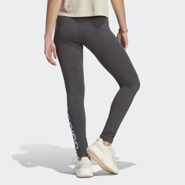 MALLAS ESSENTIALS LOGO CORTE ALTO Gris Mujer Sportswear