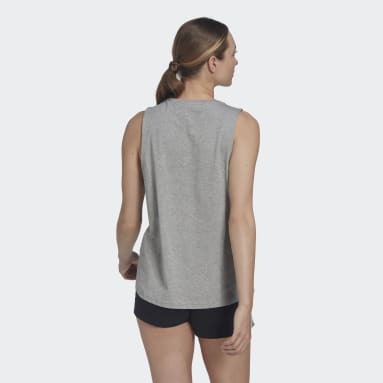 Women Sportswear Grey Essentials Big Logo Tank Top