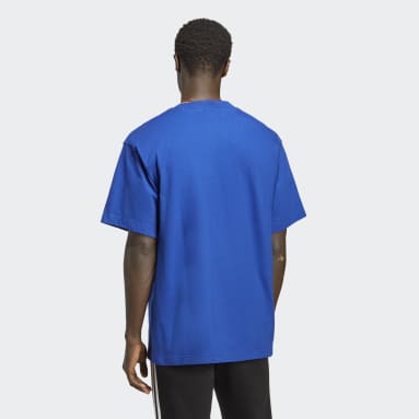 Polera Adicolor Contempo Azul Hombre Originals