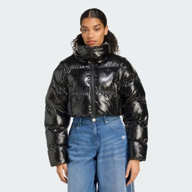 Kurtka Essentials Glossy 2-In-1 Cropped