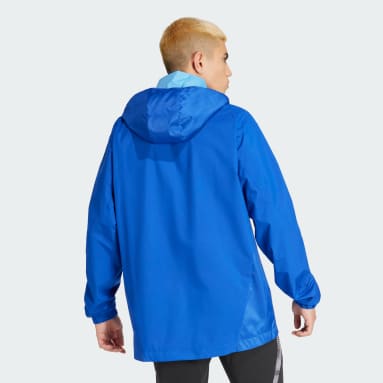 Men Football Blue Tiro 24 Competition All-Weather Jacket