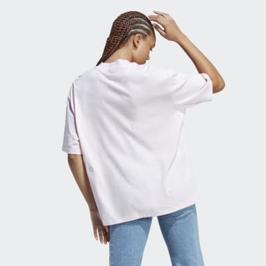 T-shirt boyfriend avec graphismes inspirés de la lithothérapie Rose Femmes Sportswear