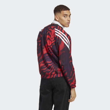 Men Sportswear Red Future Icons Graphic Crew Sweatshirt