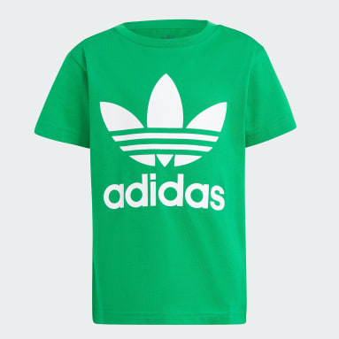 키즈 originals Green 아디컬러 트레포일 티