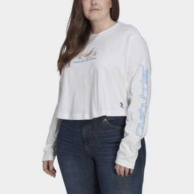 Dames Originals Cropped Longsleeve (Grote Maat)