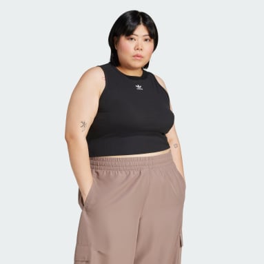 Essentials Ribbed Tank Top (Plus Size)