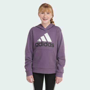 Youth Training Purple G ESSENTIAL HOOD PULOVER