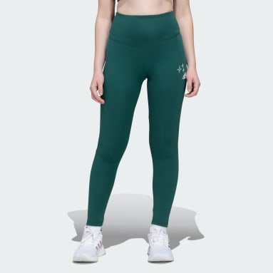 Buy adidas Green Printed Regular Fit W FI BOS Tights for Women's Online @  Tata CLiQ